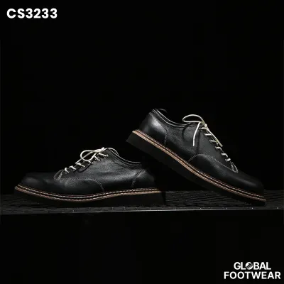 Soft bottom breathable  leather men's casual shoes